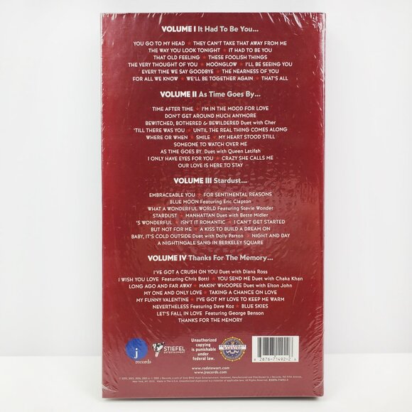 Rod Stewart Great American Songbook 4-Disc CD Box Set DVD 2005 Sealed - Picture 3 of 9